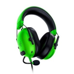 Razer BlackShark V2 X Over-ear Gaming Headset - Πράσινο ακουστικα πλαινη οψη  2