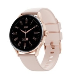 QCY Elite S11 Smartwatch - Pink Gold μπροστα οψη