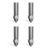 CREALITY High Flow Nozzle Kit x4 - K1, K1 Max, Ender-3 V3 KE 2x0.4 1x0.6 1x0.8 steel chrom. zirc.