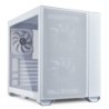 Lian Li O11 AIR MINI White PC Case ATX / M-ATX with 3 standard Fans (front 120mmx2, rear 120mmx1) Me Lian Li O11 AIR MINI White PC Case ATX / M-ATX with 3 standard Fans (front 120mmx2, rear 120mmx1) Me