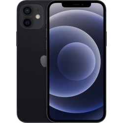 Μεταχειρισμένο Apple iPhone 12 Mini 128GB - Μαύρο μπροστινή και πίσω όψη