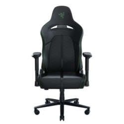 Razer Enki X Καρέκλα Gaming Δερματίνης με Ρυθμιζόμενα Μπράτσα - Black/Green καρεκλα μπροστα