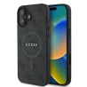 Guess Back Cover Δερματίνης / Δερμάτινο για iPhone 16 Plus - Μαύρο