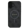 Guess Back Cover Δερματίνης / Δερμάτινο για iPhone 16 Plus - Μαύρο
