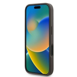 Guess Back Cover Δερμάτινο για iPhone 16 Plus - Καφέ