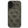 Guess Back Cover Δερμάτινο για iPhone 16 Plus - Καφέ