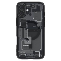 Spigen Ultra Hybrid Zero One (MagFit) Back Cover Πλαστικό για iPhone 16 - Μαύρο