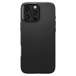 Θήκη Spigen Liquid Air Back Cover Σιλικόνης για iPhone 16 Pro - Matte Black