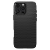 Θήκη Spigen Liquid Air Back Cover Σιλικόνης για iPhone 16 Pro - Matte Black