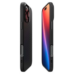 Θήκη Spigen Liquid Air Back Cover Σιλικόνης για iPhone 16 Pro - Matte Black