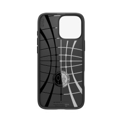 Θήκη Spigen Liquid Air Back Cover Σιλικόνης για iPhone 16 Pro - Matte Black