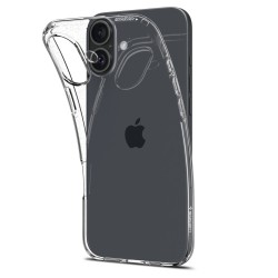 Spigen Liquid Crystal Back Cover Σιλικόνης για iPhone 16 Plus - Διάφανο