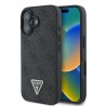 Guess Back Cover Δερμάτινο για iPhone 16 Plus - Μαύρο