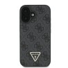 Guess Back Cover Δερμάτινο για iPhone 16 Plus - Μαύρο