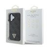 Guess Back Cover Δερμάτινο για iPhone 16 Plus - Μαύρο