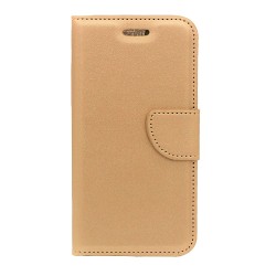 Θήκη flip με υποδοχή καρτών και δυνατότητα STAND για Samsung Galaxy A16 - Χρυσό