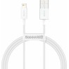 Baseus Superior Series Καλώδιο USB σε Lightning (1m) - Λευκό Baseus Superior Series Καλώδιο USB σε Lightning (1m) - Λευκό