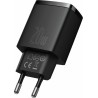 Baseus Φορτιστής Compact με USB-A και Type-C 20W - Μαύρο