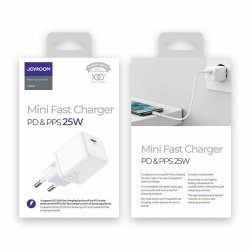 Joyroom L-P251 Φορτιστής Τοίχου USB-C 25W - Λευκό