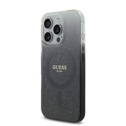 Guess Magsafe “Glitter Gradient” Hard Case Θήκη προστασίας από σκληρό πλαστικό – iPhone 16 Pro Μαύρο – GUHMP16LHGRCELK