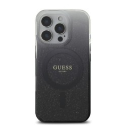 Guess Magsafe “Glitter Gradient” Hard Case Θήκη προστασίας από σκληρό πλαστικό – iPhone 16 Pro Μαύρο – GUHMP16LHGRCELK