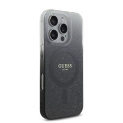 Guess Magsafe “Glitter Gradient” Hard Case Θήκη προστασίας από σκληρό πλαστικό – iPhone 16 Pro Μαύρο – GUHMP16LHGRCELK