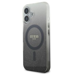 Guess Magsafe “Glitter Gradient” Hard Case Θήκη προστασίας από σκληρό πλαστικό – iPhone 16 Μαύρο – GUHMP16SHGRCELK