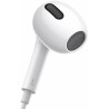 Baseus Earbuds Handsfree με Βύσμα 3.5mm - Λευκό