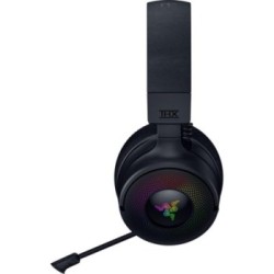 Razer Kraken V4 Ασύρματο Over-ear Gaming Headset - Μαύρο ακουστικα πλάι με μικρόφωνο