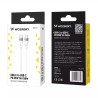 Wozinsky WSTCC1 Καλώδιο USB-C 65W (1m) - Λευκό