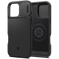 Spigen Optik Armor για Apple iPhone 16 Pro - Μαύρο