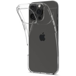 Spigen Liquid Crystal Back Cover Σιλικόνης για iPhone 16 Pro Max - Διάφανο