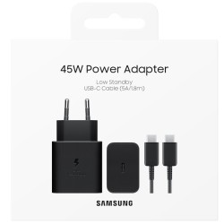 Samsung Φορτιστής 45W (EP-T4511XBEGEU) - Μαύρος