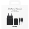 Samsung Φορτιστής 45W (EP-T4511XBEGEU) - Μαύρος