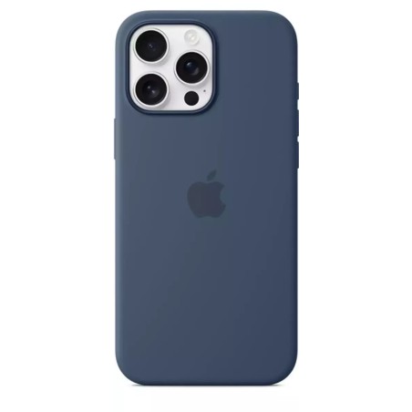 Apple Silicone Case with MagSafe για iPhone 16 Pro Max σε Μπλε χρώμα.