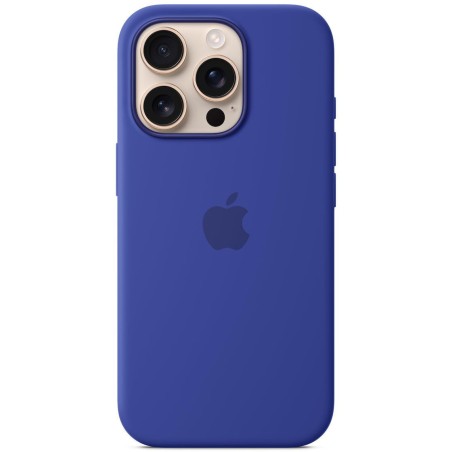 Apple Silicone Case with MagSafe για iPhone 16 Pro σε Ultramarine χρώμα.