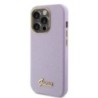 Guess Glitter Full Wrapped Glossy Case with Vintage Script Logo Θήκη προστασίας από σιλικόνη – iPhone 15 Pro Glitter Lilac –  GU