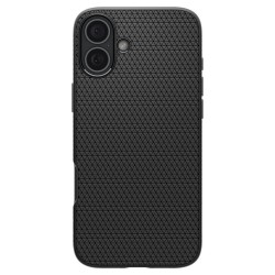 Θήκη Spigen Liquid Air Back Cover Σιλικόνης για iPhone 16 Plus -  Matte Black