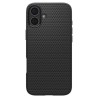 Θήκη Spigen Liquid Air Back Cover Σιλικόνης για iPhone 16 Plus -  Matte Black
