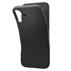 Θήκη Spigen Liquid Air Back Cover Σιλικόνης για iPhone 16 Plus -  Matte Black