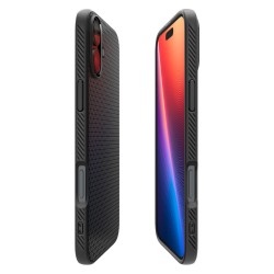 Θήκη Spigen Liquid Air Back Cover Σιλικόνης για iPhone 16 Plus -  Matte Black