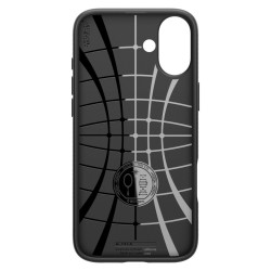 Θήκη Spigen Liquid Air Back Cover Σιλικόνης για iPhone 16 Plus -  Matte Black
