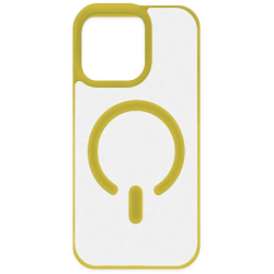 ObaStyle Creative Semiclear Case για Apple iPhone 15 Pro - Κίτρινο