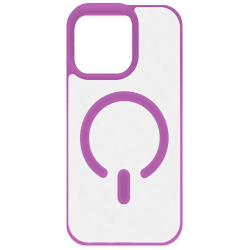 ObaStyle Creative Semiclear Case για Apple iPhone 15 - Βιολετί