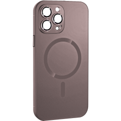 ObaStyle Metal Effect Magnetic Soft Cover Case για Apple iPhone 15 Pro Max - Γραφίτης