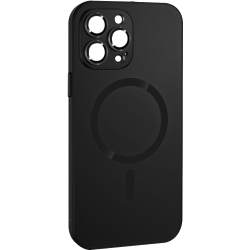 ObaStyle Metal Effect Magnetic Soft Cover Case για Apple iPhone 13 Pro - Μαύρο