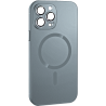 ObaStyle Metal Effect Magnetic Soft Cover Case για Apple iPhone 13 Pro - Γαλάζιο