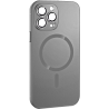ObaStyle Metal Effect Magnetic Soft Cover Case για Apple iPhone 13 Pro - Ασημί