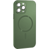 ObaStyle Metal Effect Magnetic Soft Cover Case για Apple iPhone 13 Pro - Πράσινο