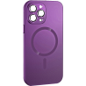ObaStyle Metal Effect Magnetic Soft Cover Case για Apple iPhone 14 Pro - Μωβ